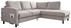 ROHOVÁ SEDAČKA, textil, sivobiela - Sedačky, Online Only