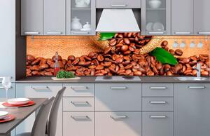 Samolepiace tapety za kuchynskú linku, rozmer 260 cm x 60 cm, kávové zrnká, DIMEX KI-260-006