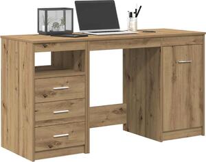 Maison Exclusive – písací stôl so skriňou Artisan Oak Engineered Wood