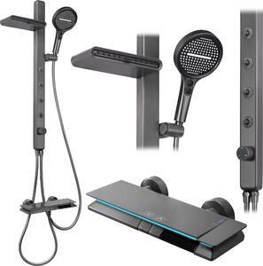 Sprchový Set Rea Karl Thermostat Titanium