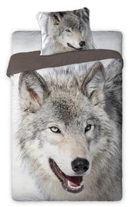 Faro Bavlnená posteľná bielizeň Wild Vlk 140x200 cm
