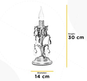 ONLI - Stolná lampa TERESA 1xE14/6W/230V bronzová