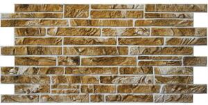 Obkladové panely 3D PVC TP10014044, cena za kus, rozmer 102,5 x 495 mm, ukládaný horský kameň, GRACE