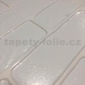 Obkladové panely 3D PVC TP10014020, cena za kus, rozmer 1025 x 495 mm, tehla tmavá, GRACE