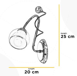 ONLI - Nástenné svietidlo WENDY 1xE14/6W/230V lesklý chróm