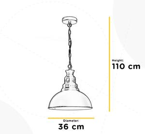 ONLI - Luster na reťazi ISTANBUL 1xE27/22W/230V čierna
