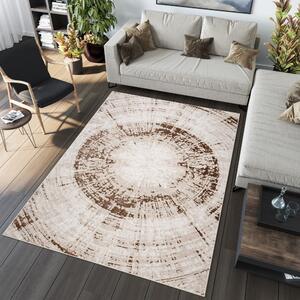 Hnedý koberec v glamour štýle Šírka: 80 cm | Dĺžka: 150 cm