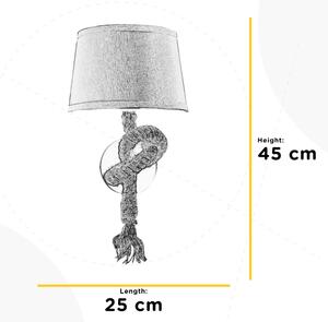ONLI - Nástenné svietidlo CORDA 1xE27/22W/230V béžová