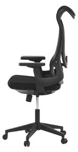 Kancelárska stolička BRINO — sieť, čierna