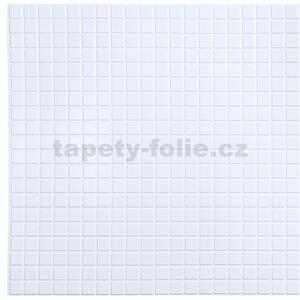 Obkladové panely 3D PVC TP10006531, cena za kus, rozmer 955 x 480 mm, mozaika biela, GRACE