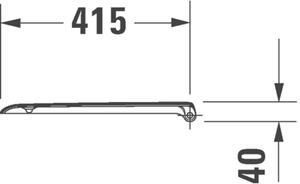 Duravit D-Code - WC sedátko, biela 0067310000