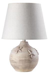 ONLI - Stolná lampa MARINA 1xE27/22W/230V béžová/ biela 60 cm