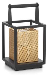 ONLI - Stolná lampa MALIK 1xE27/22W/230V 29 cm zlatá/čierna