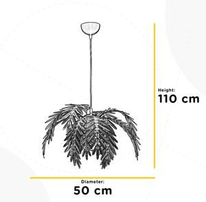 ONLI - Závesný luster DUBAI na lanku 1xE27/22W/230V bronzový