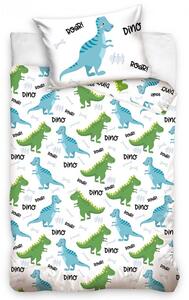 Obliečky do postieľky Dinosaurí kamaráti 100x135/40x60 cm