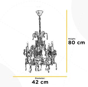 ONLI - Luster na reťazi BOTTE 5xE14/6W/230V
