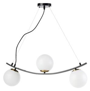 ONLI - Luster na lanku TRIO 3xE14/6W/230V čierna