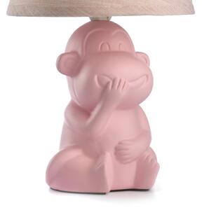 ONLI - Stolná lampa MONKEY 1xE14/6W/230V ružová