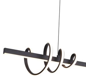 ONLI - LED Luster na lanku SWING LED/30W/230V 4000K čierna