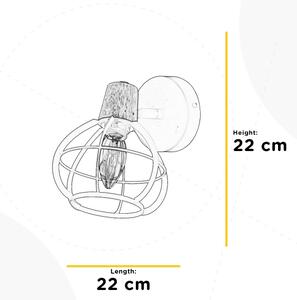 ONLI - Nástenné bodové svietidlo GINGER 1xE14/6W/230V