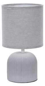 ONLI - Stolná lampa SHELLY 1xE27/22W/230V šedá 28 cm
