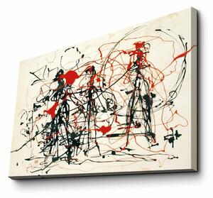 Wallity Reprodukcia obrazu Jackson Pollock 070 45 x 70 cm