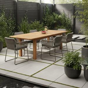 ZÁHRADNÝ STÔL, drevo, 180-260/100/75 cm Gardenson - Online Only záhrada, Online Only