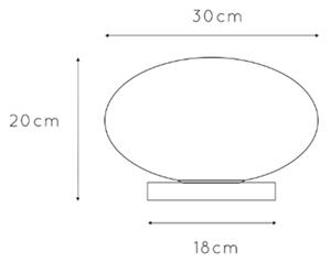 ONLI - Stolná lampa JANET 1xE27/6W/230V pr. 30 cm