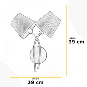ONLI - Nástenné svietidlo ASIA 2xE14/6W/230V