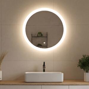 Koloidné LED osvetlené zrkadlo do kúpeľne 60 cm s Dual color, Spínač dotykový