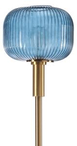 ONLI - Stojacia lampa DOROTY 1xE27/22W/230V modrá/zlatá