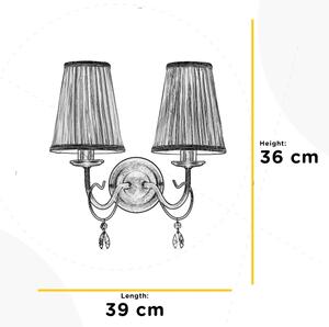 ONLI - Nástenné svietidlo DELIA 2xE14/6W/230V