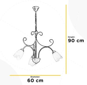 ONLI - Luster na reťazi ODINO 3xE14/6W/230V