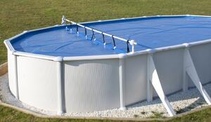 Gre 40135, Manuálny kryt na bazén, Nerezová oce, Biela, 6 m, 6500 mm, 7,72 kg, Box