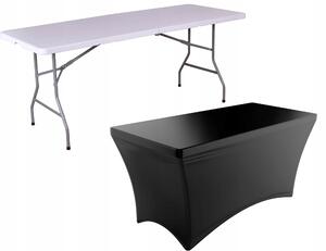Cateringový poťah na stôl BLACK 180cm