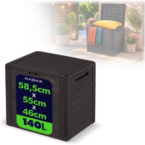 KADAX záhradný box "Grewena", záhradný box pre záhradu a terasu, záhradný box 140L