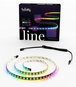 Twinkly TWL100ADP-B - LED RGB Predlžovací pásik LINE 100xLED 1,5 m Wi-Fi