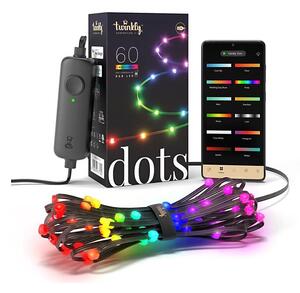 Twinkly TWD060STP-B - LED RGB Stmievateľný pásik DOTS 60xLED 3 m Wi-Fi USB