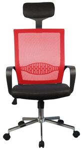 Ak furniture Kancelárska stolička OCF-9 červená