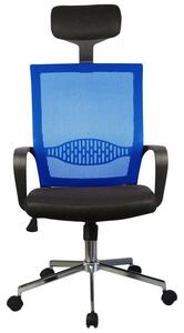 Ak furniture Kancelárska stolička OCF-9 modrá
