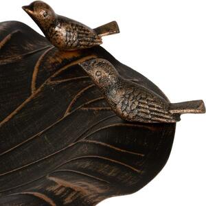 Vtáčí kúpeľ krmítko z bronzu Garth