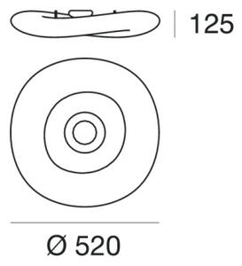 Linea Light 8006 - LED Stmievateľné stropné svietidlo MR. MAGOO LED/23W/230V