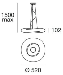 Linea Light 8005 - LED Stmievateľný luster na lanku MR. MAGOO LED/23W/230V