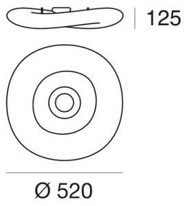 Linea Light 8006 - LED Stmievateľné stropné svietidlo MR. MAGOO LED/23W/230V
