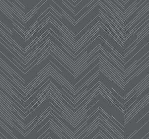 Sivo-strieborná geometrická vliesová tapeta, MD7226, Modern Metals, York