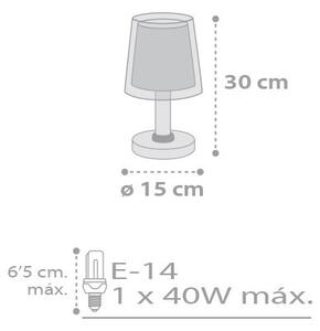 Dalber D-81211E - Detská lampička STARS 1xE14/40W/230V