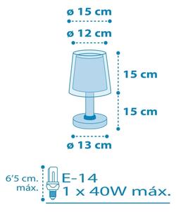 Dalber 81191T - Detská lampička LIGHT FEELING 1xE14/40W/230V