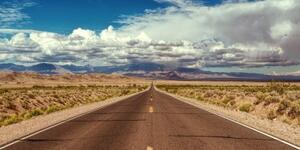 Obraz cesta v púšti - 100x50