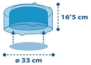 Dalber 41346 - Detské stropné svietidlo PLANETS 2xE27/60W/230V