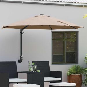 Maison Exclusive – záhradný slnečník, 248 x 248 x 148 cm, materiál: polyester a oceľ